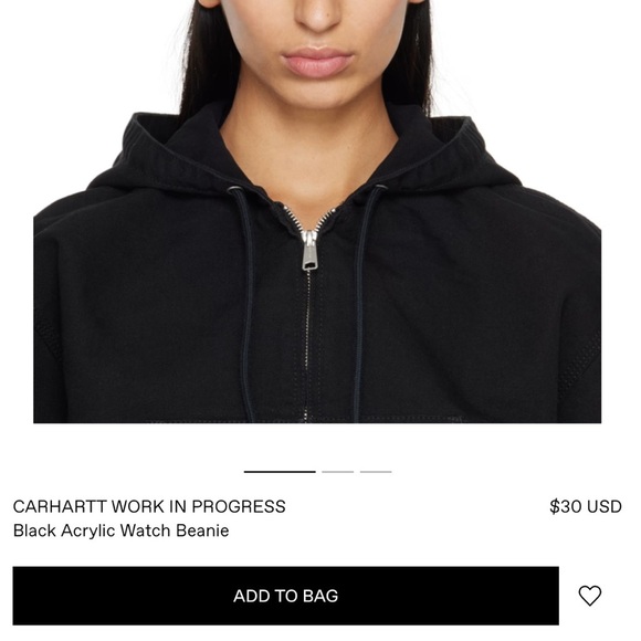 NWOT Carhartt Acrylic Watch Hat in Black One Size - Picture 5 of 10